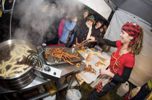 making churros is a festival in itself